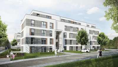 Errichtung eines Mehrfamilienhauses mit Tiefgarage Händelstraße Herzogenrath Kohlscheid