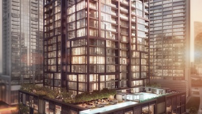 Plot 445 Pool and Entrances