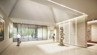 Plot 445 Pool and Entrances