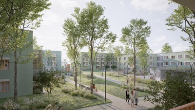 Wohnbebauung am Bergfeld Poing