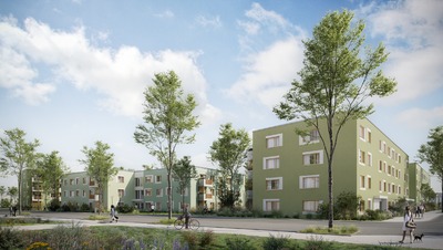 Wohnbebauung am Bergfeld Poing